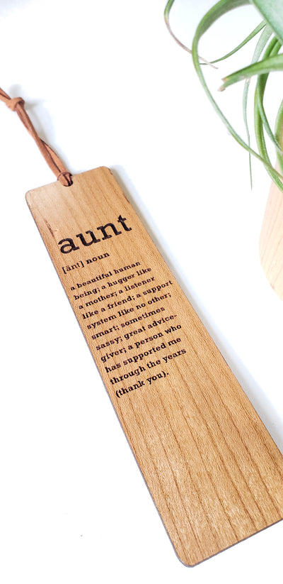 Bookmark - Definition of a Aunt