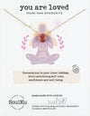 You Are Loved Necklace - Pearl & Rhodonite