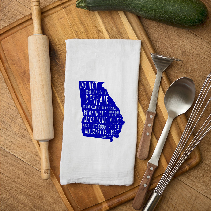 Tea Towel - Georgia Blue Good Trouble