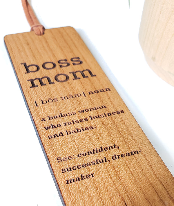 Bookmark- Definition of a Boss Mom