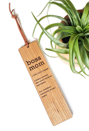 Bookmark- Definition of a Boss Mom