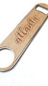 Atlanta Wood and Aluminum Bottle Opener