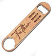 Father Wood and Aluminum Bottle Opener