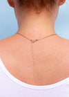 Breathe Soul Shine Necklace - Powder Blue Crystal