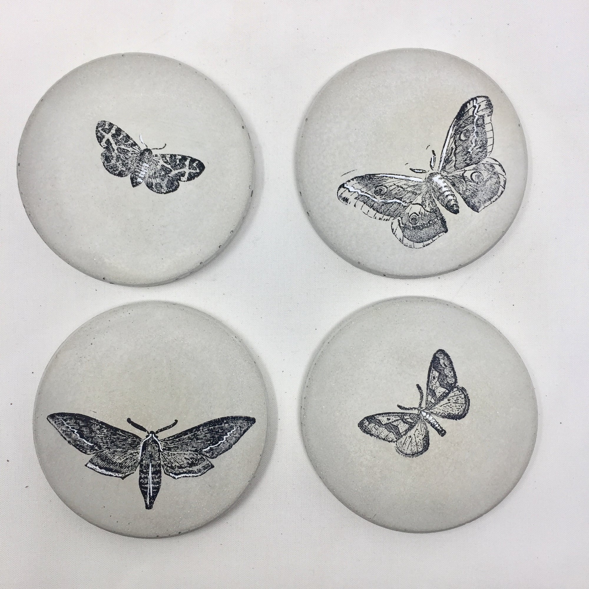 Butterfly Concrete Coasters