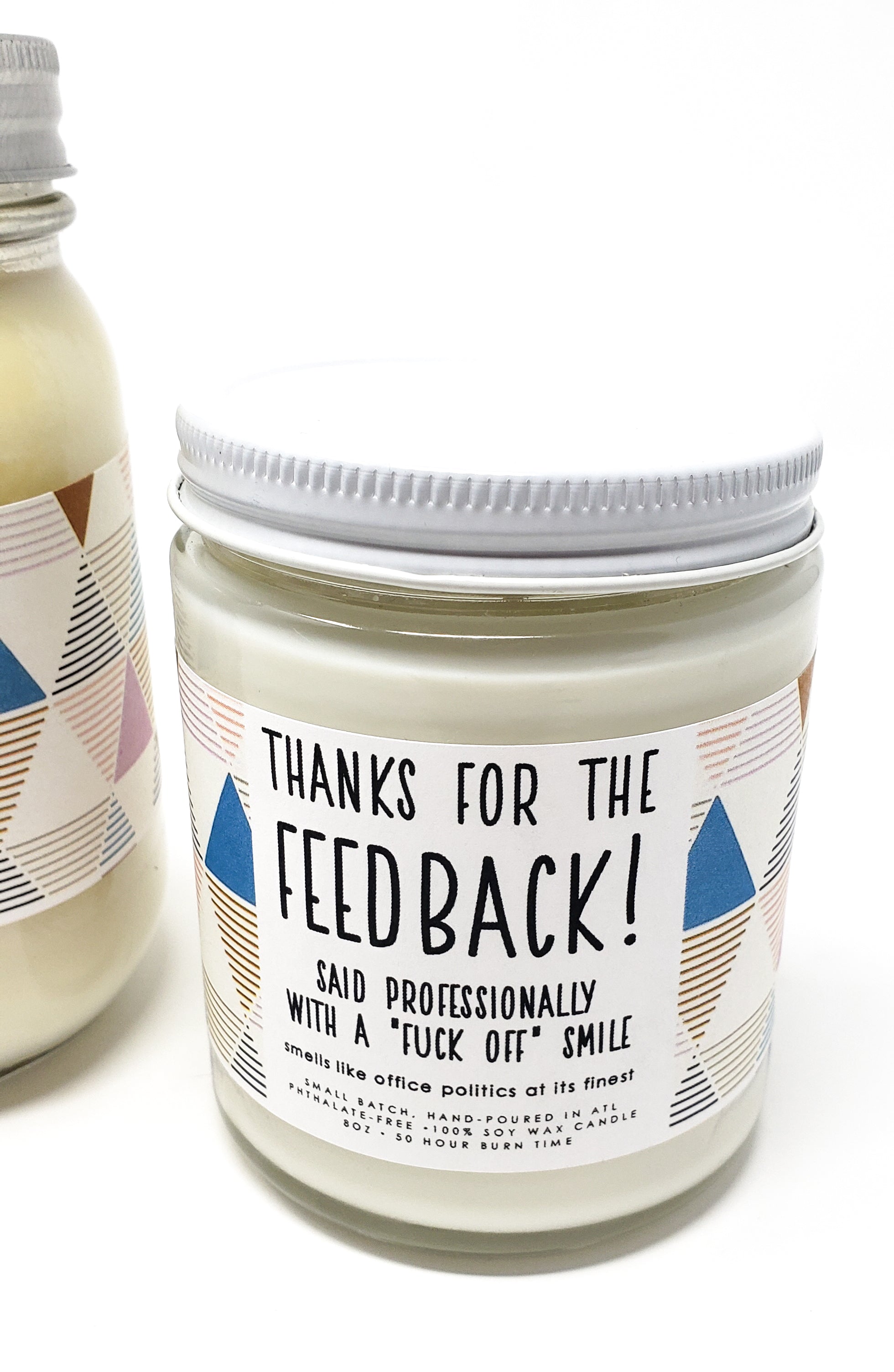 Thanks for the Feedback Candle - 8oz