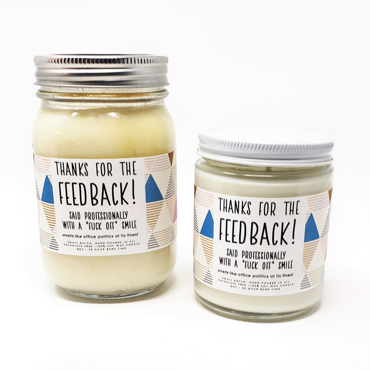Thanks for the Feedback Candle - 8oz