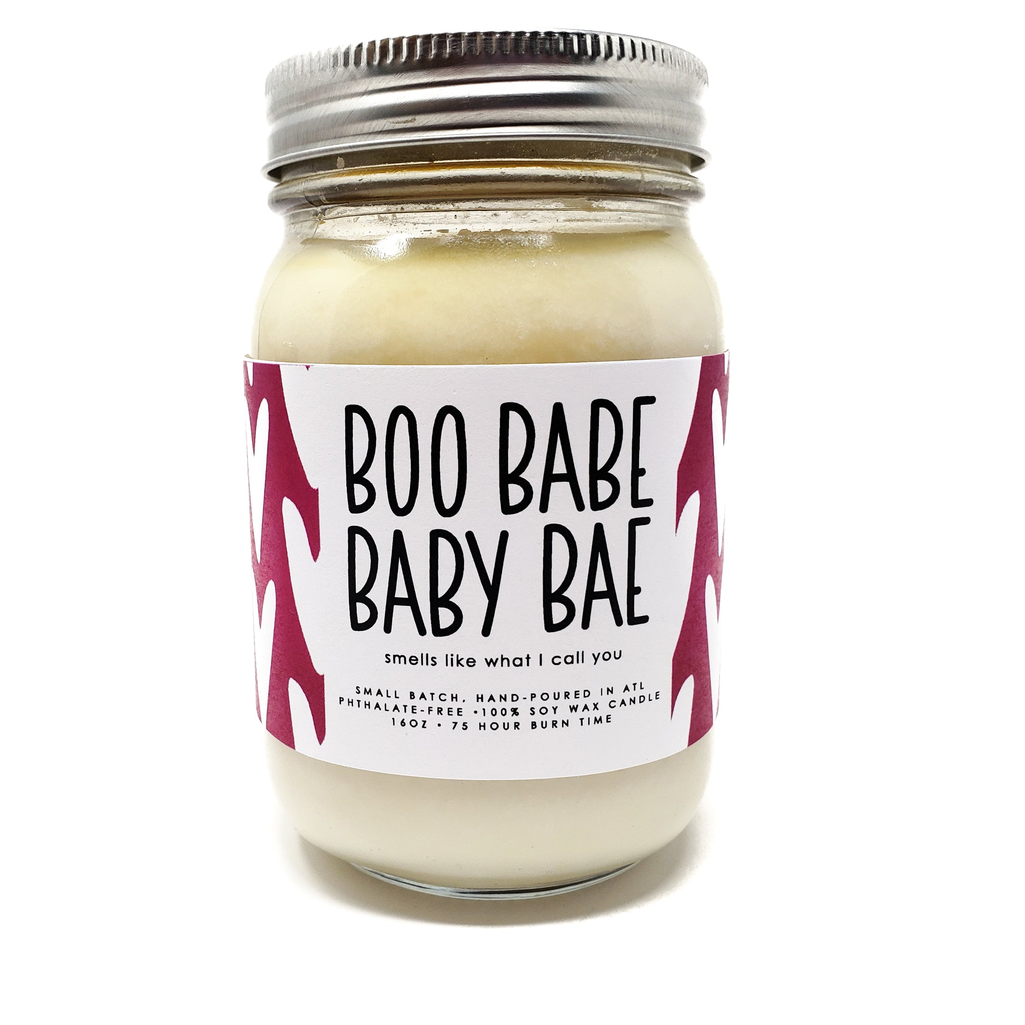 Boo Babe Baby Bae candle