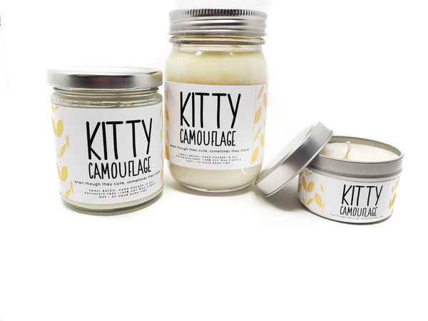 Kitty Camouflage Candle - 8oz