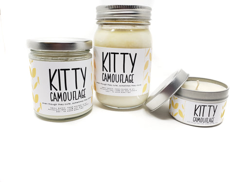Kitty Camouflage Candle - 8oz