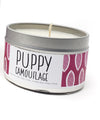 Puppy Camouflage Candle - 4oz