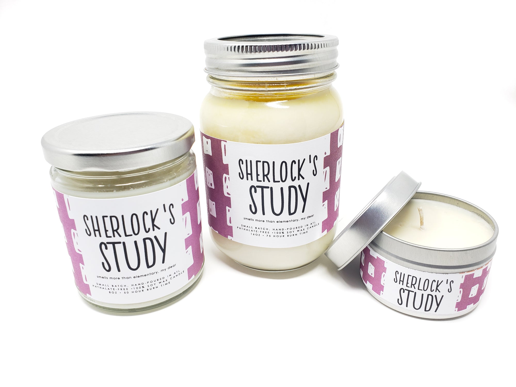Sherlock's Study Candle - 4oz