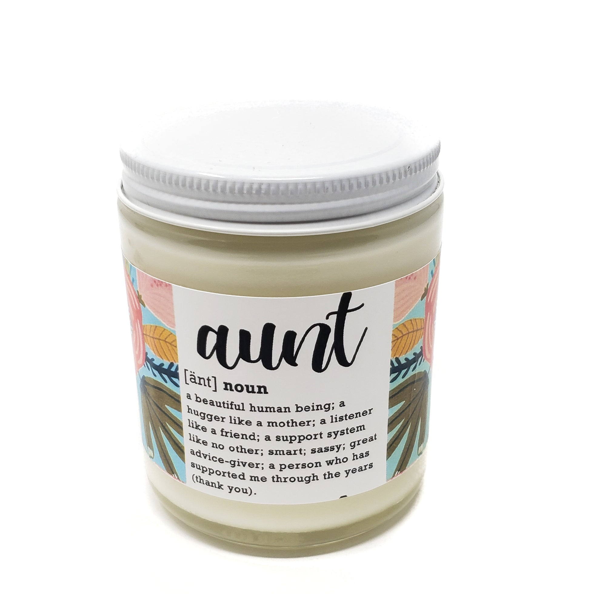 Mother's Day best aunt ever soy wax candle tin