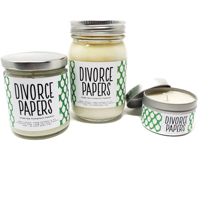 Divorce Papers Candle - 8oz
