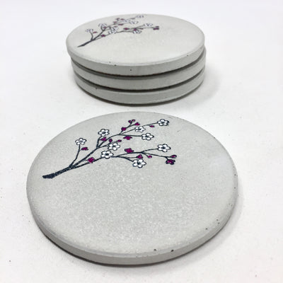 Cherry Blossom Coasters