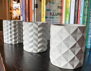 Geometric Concrete Cups
