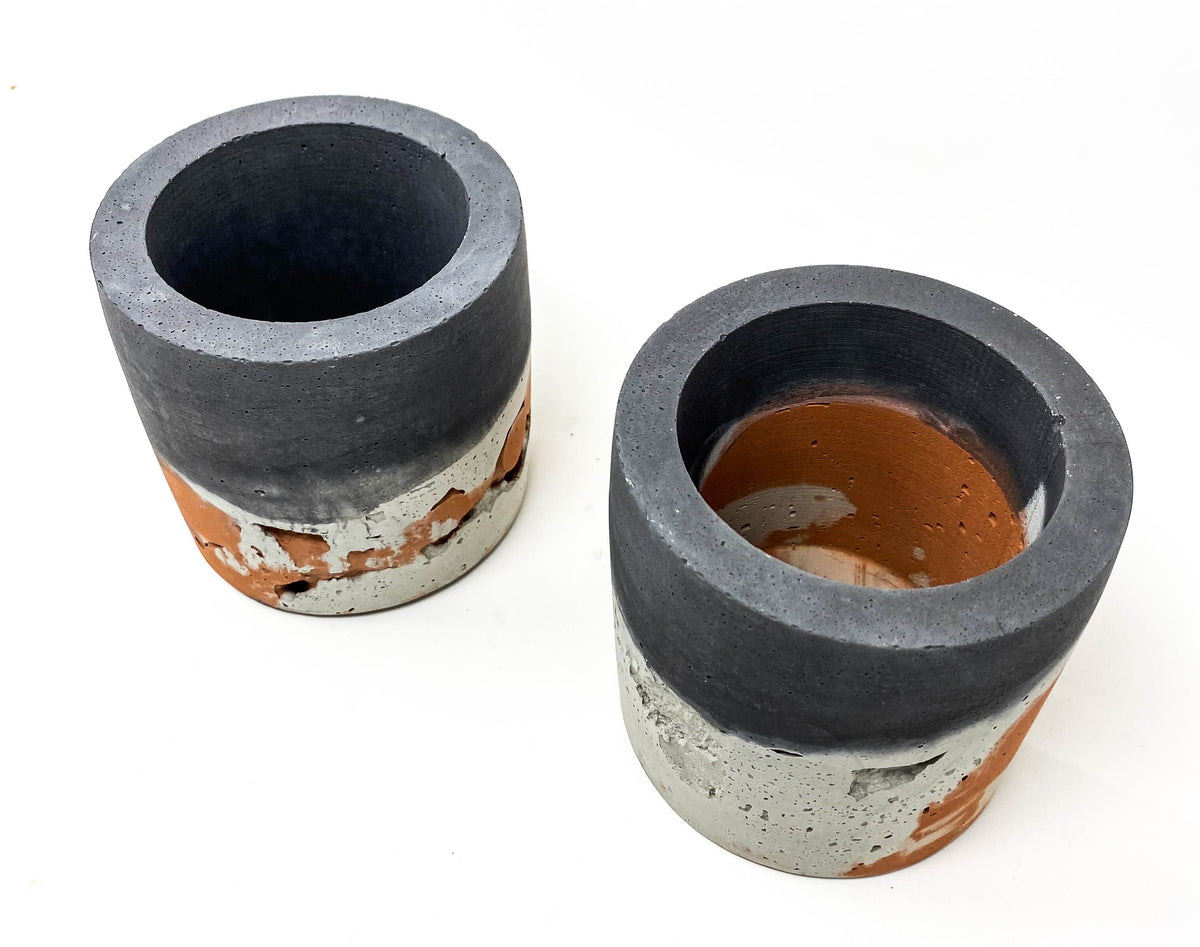 Concrete Cylinder Pot (Volcano Series)