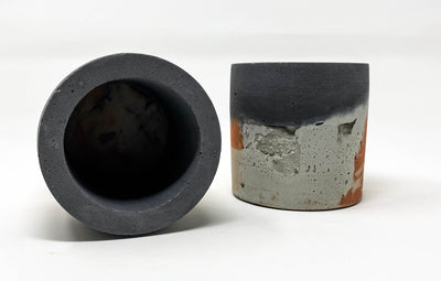 Concrete Cylinder Pot (Volcano Series)