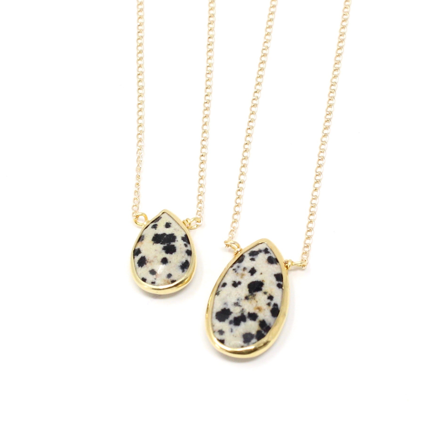 Dalmatian Necklace - Bezel