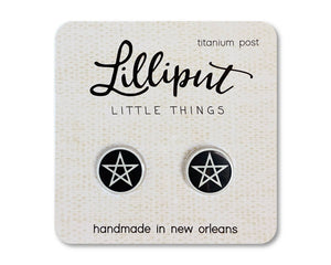 Witchy Pentagram Earrings