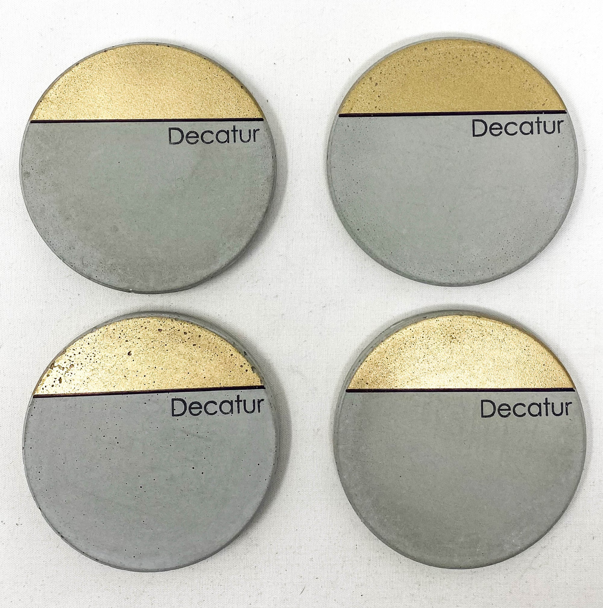 ATL Neighborhood Concrete Coasters