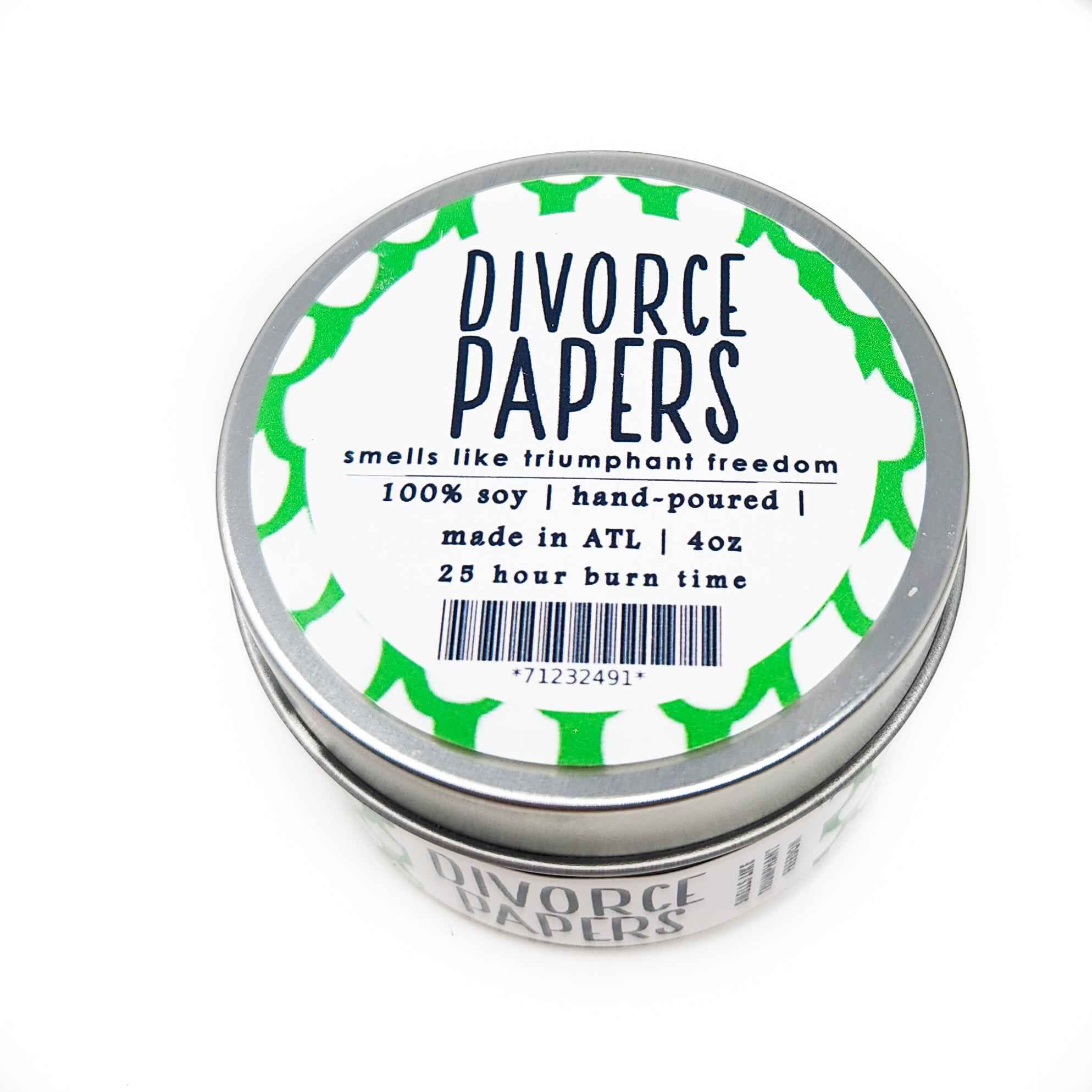 Divorce Papers Candle - 4oz