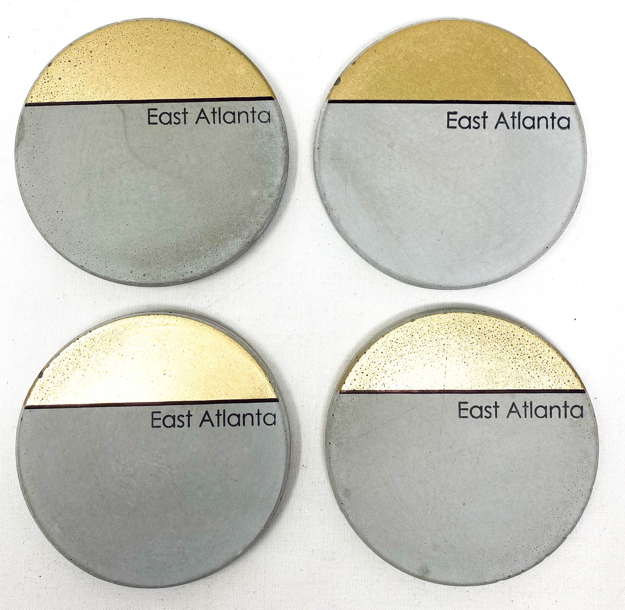ATL Neighborhood Concrete Coasters
