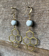 Concrete + Honeycomb Earrings