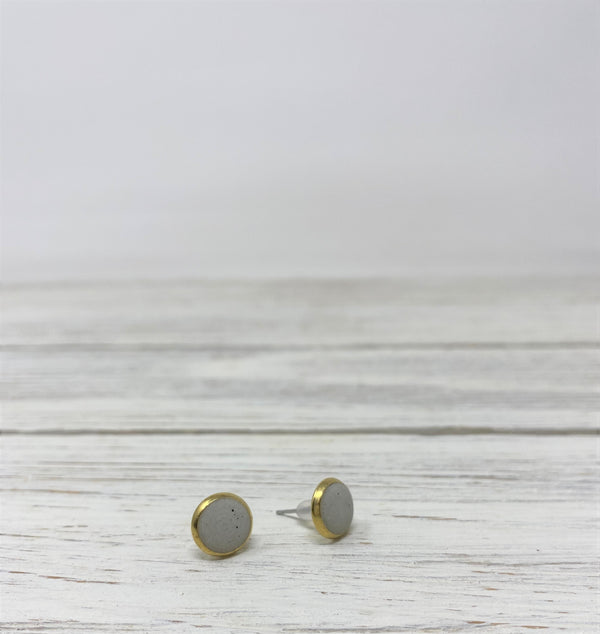 Concrete Stud Earrings