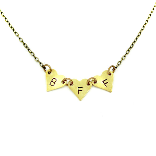 BFF Hearts Necklace