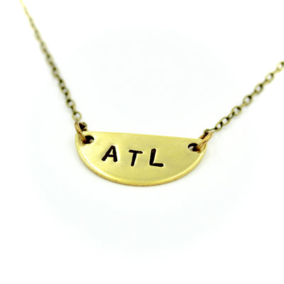ATL Mini Half Moon Necklace