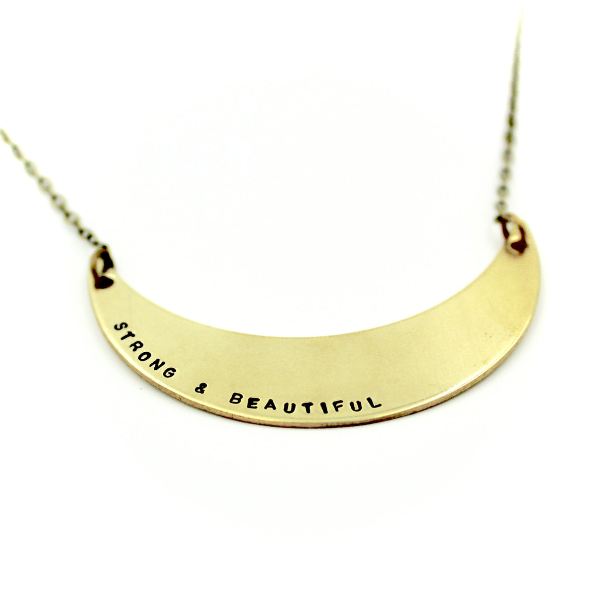 Strong & Beautiful Curve Necklace