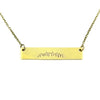 Atlanta Skyline Bar Necklace