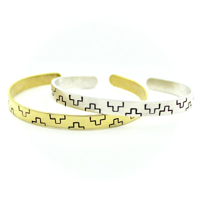 Patterned Cuff Bracelet - Style 6