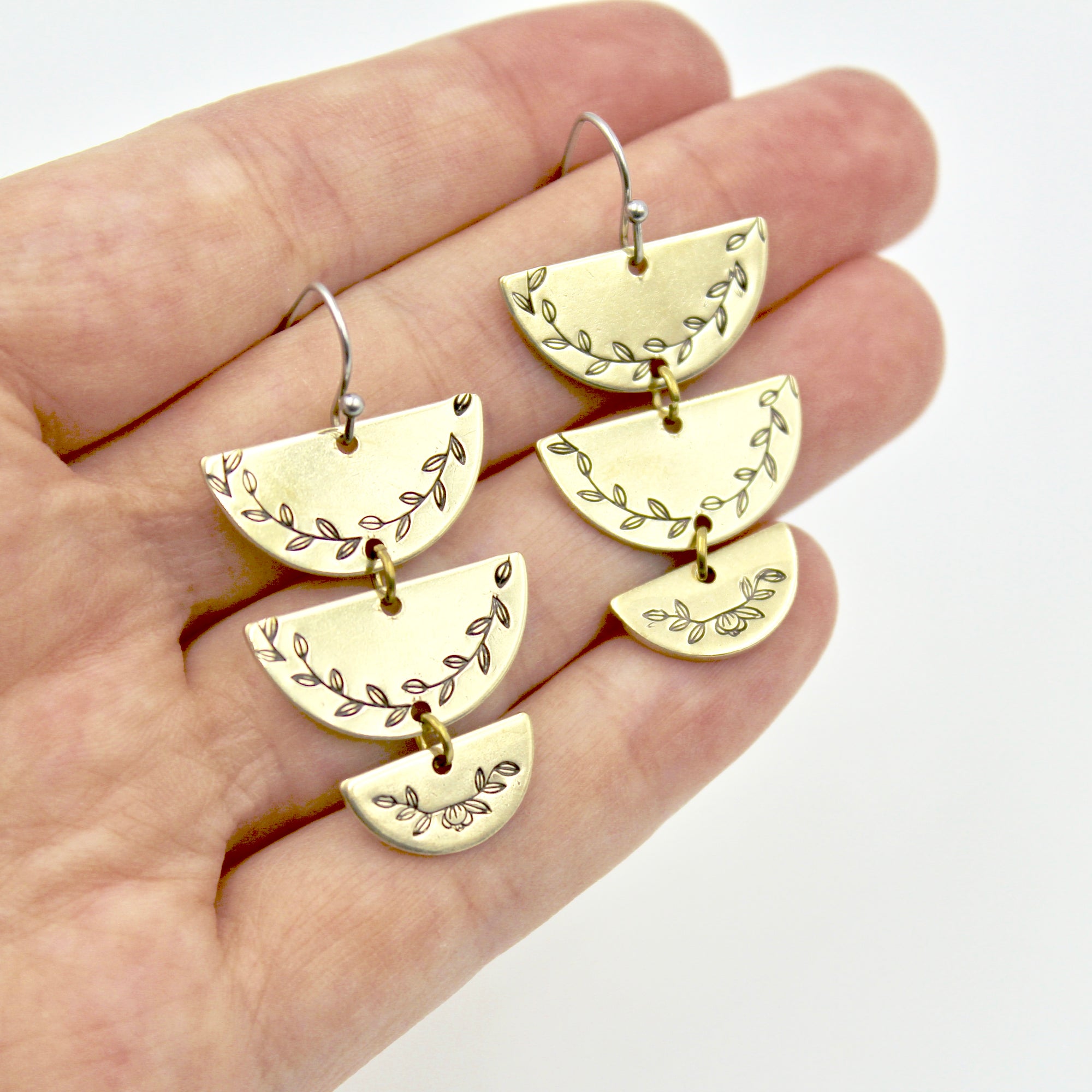 Tiered Vine Earrings