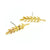 Branch Earrings - Brass