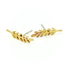 Branch Earrings - Brass