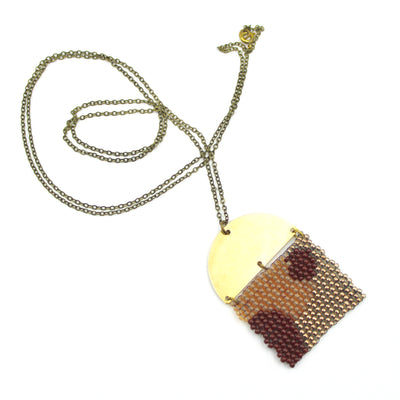 Christel Necklace - Woven Seed Beads