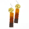 Callie Earrings - Woven Seed Beads