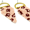 Hannah Earrings - Woven Seed Beads