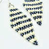 Genny Earrings - Woven Seed Beads