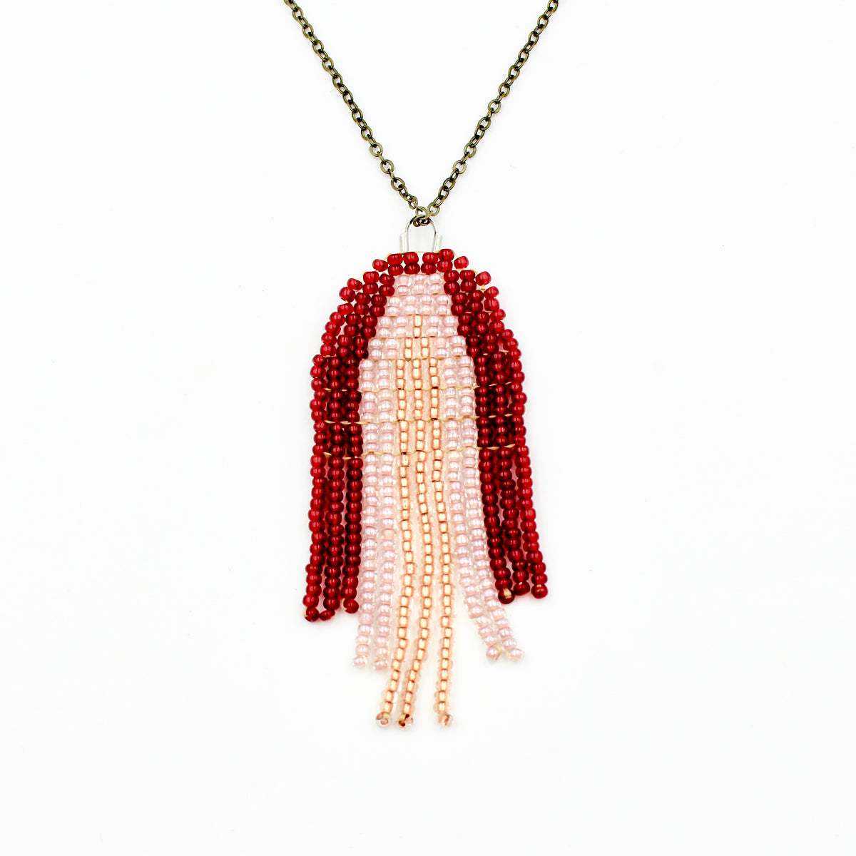 Zumma Necklace - Woven Seed Beads