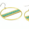 Ashleigh Earrings - Woven Seed Beads