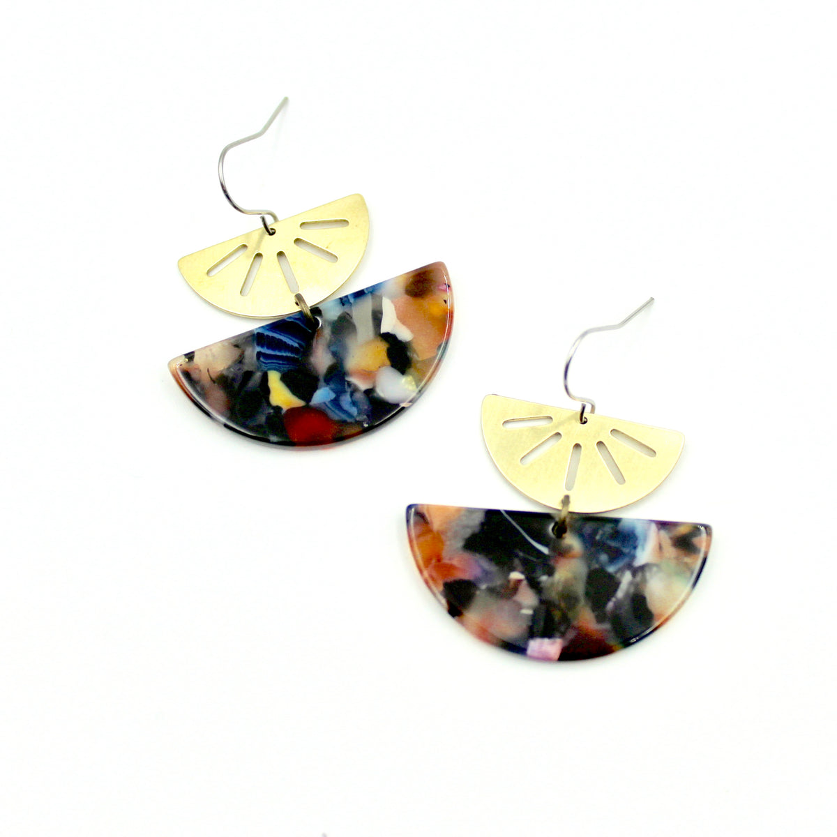 Colorful Rays Earrings
