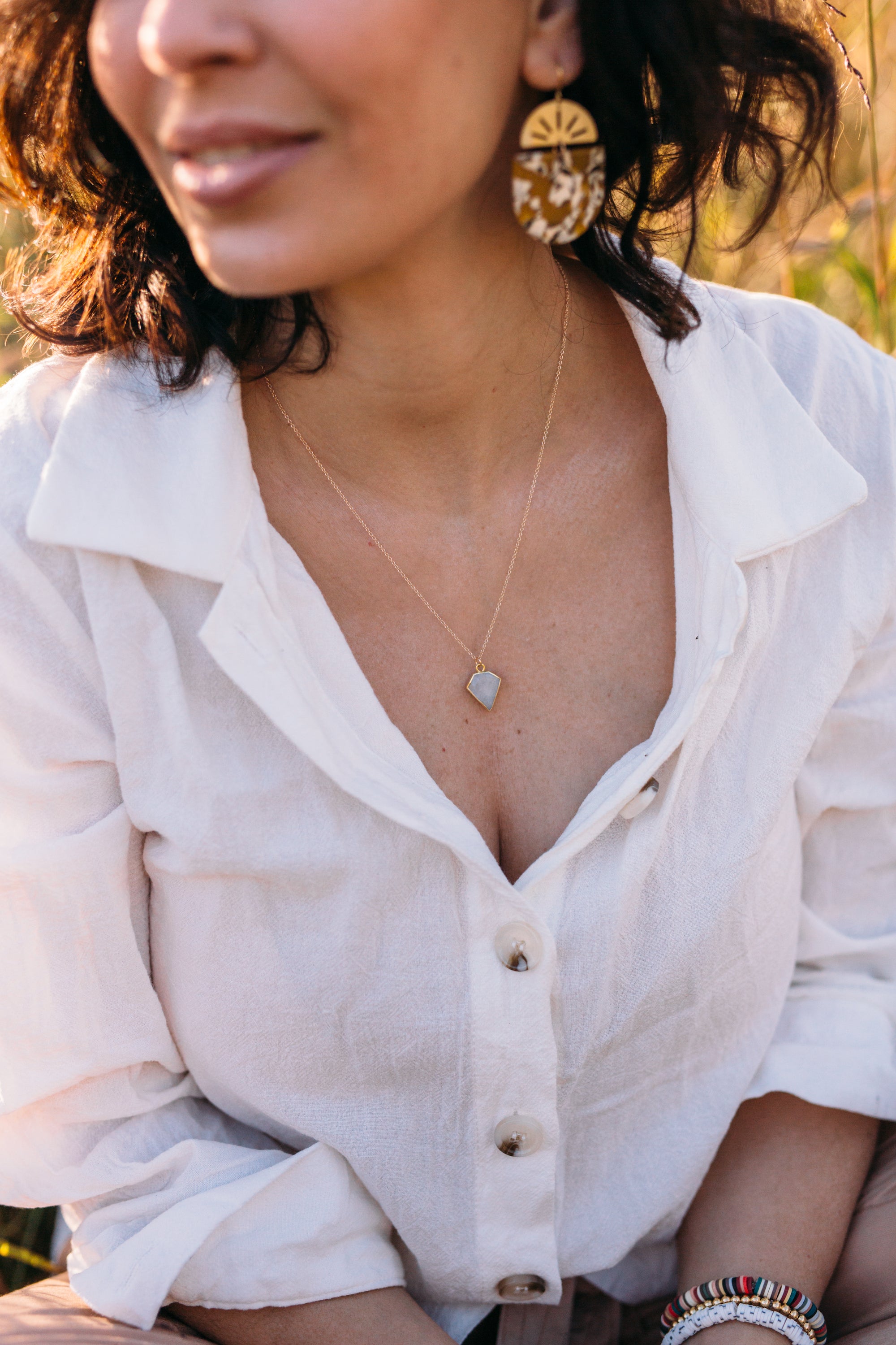 Gemstone Diamond Necklaces