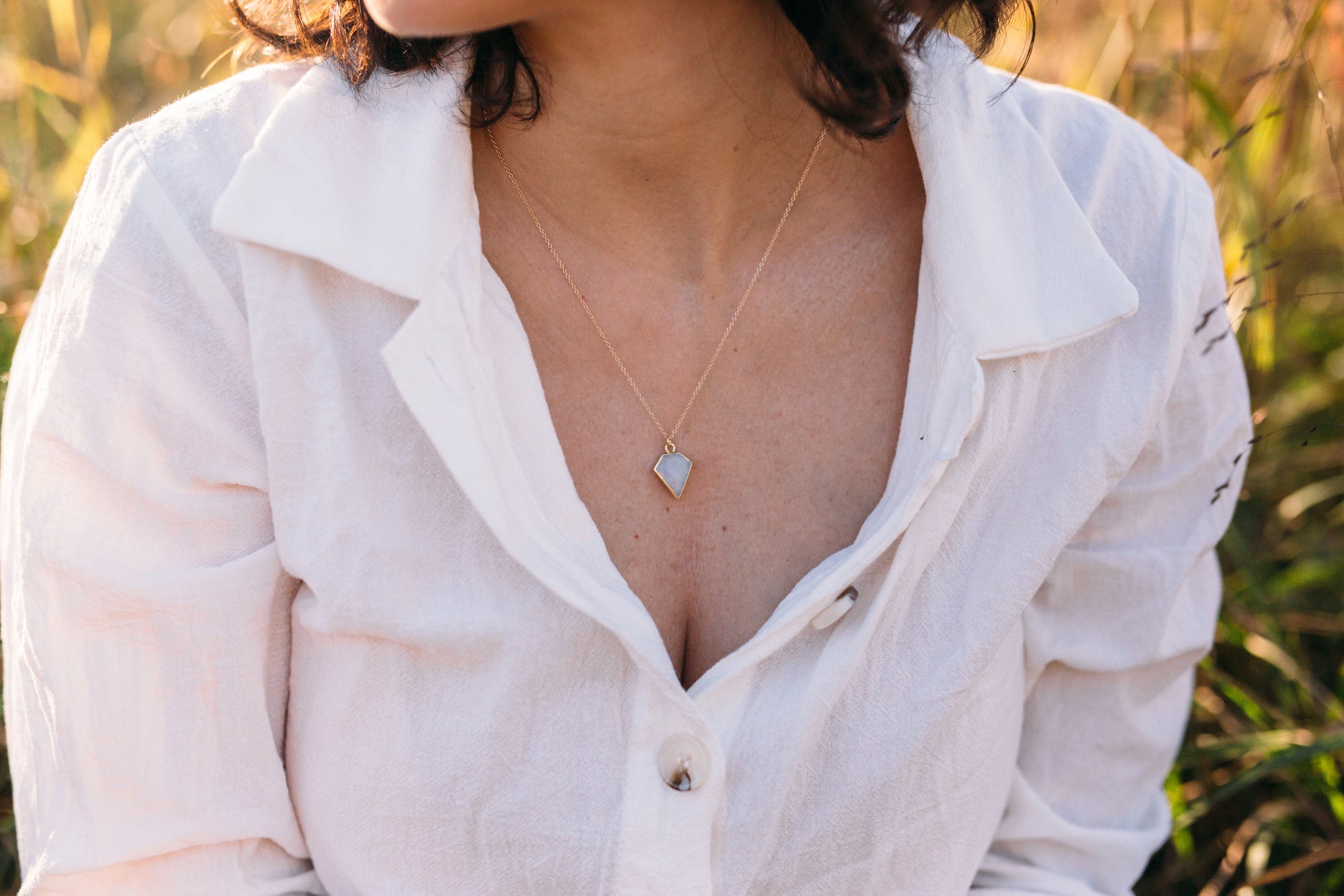 Gemstone Diamond Necklaces