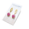 Eimear Gemstone and Resin Earrings