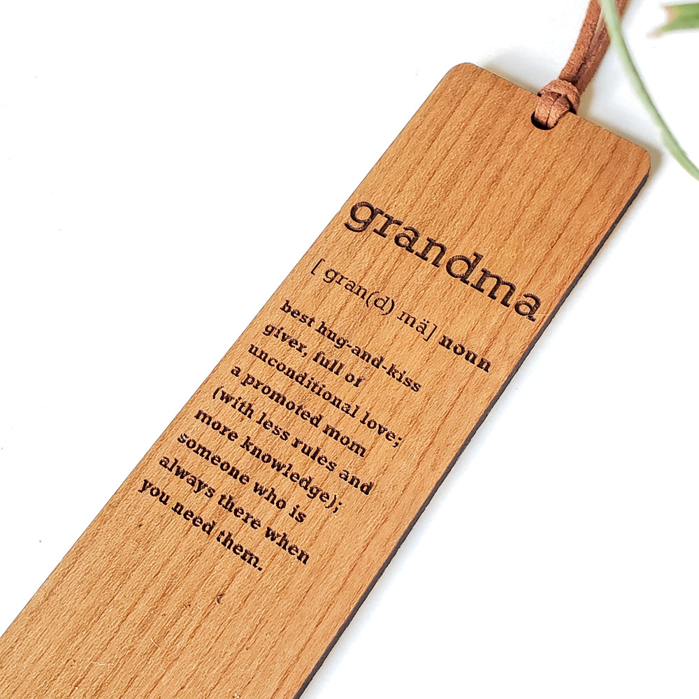 Bookmark - Definition of a Grandma