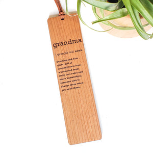 Bookmark - Definition of a Grandma