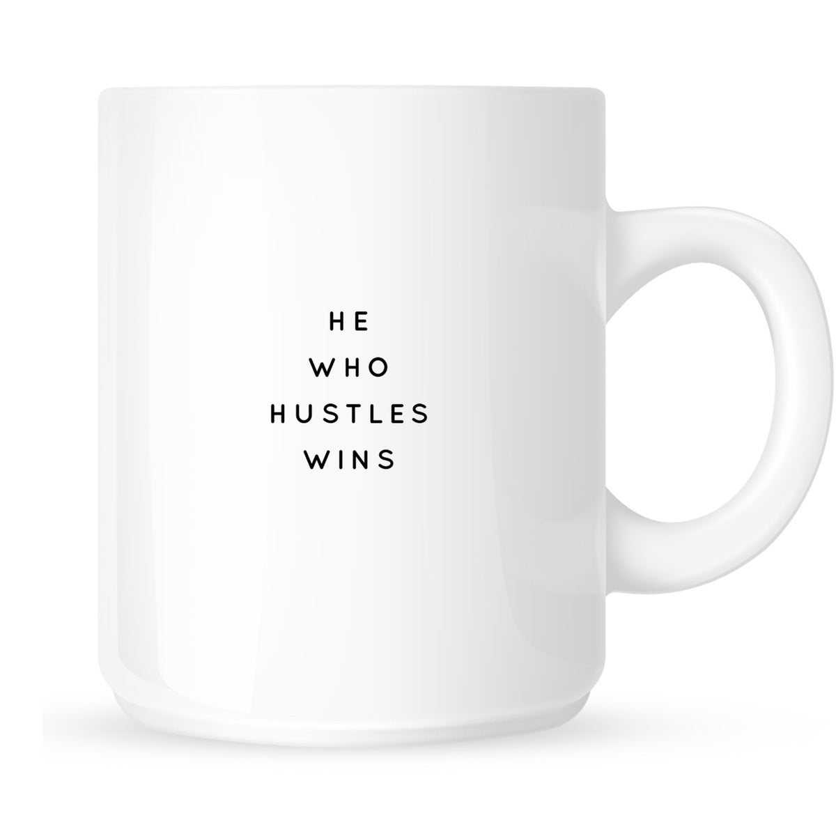Mug - He Who Hustles Wins